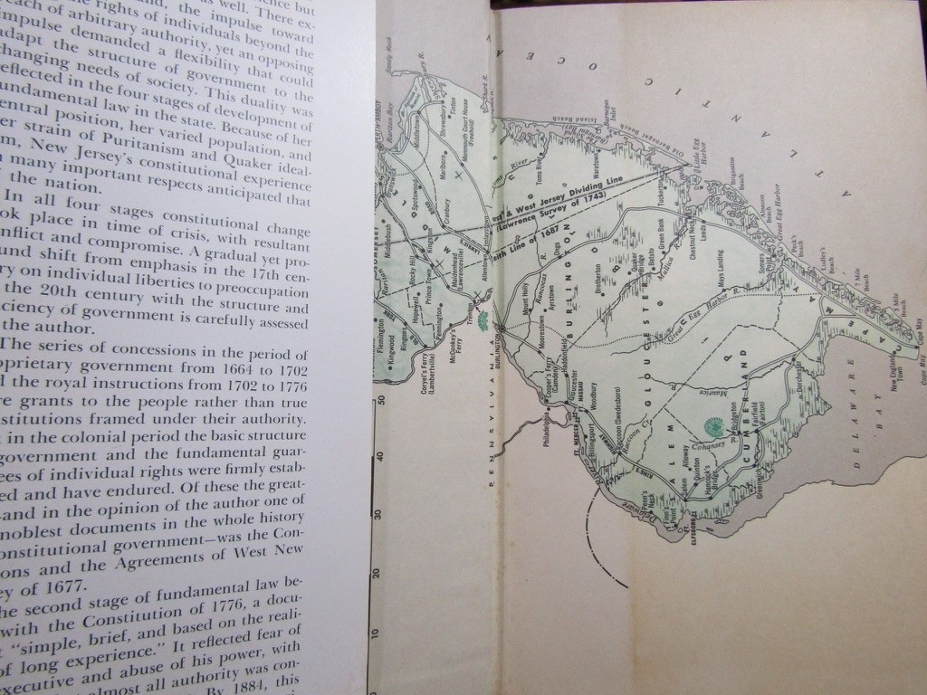 1964 Boyd FUNDAMENTAL LAWS AND CONSTITUTIONS OF NEW JERSEY Legal History HC/DJ