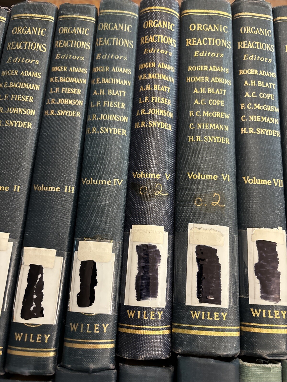 Organic Reactions John Wiley & Sons 23 Volumes 1-24 Missing Volume 19 1942-1976