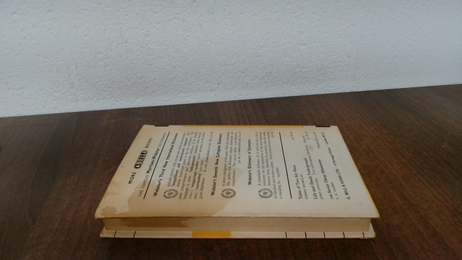Anatomy Of The Crossword, D St.P. Barnard, G Bell And Sons Ltd, 1