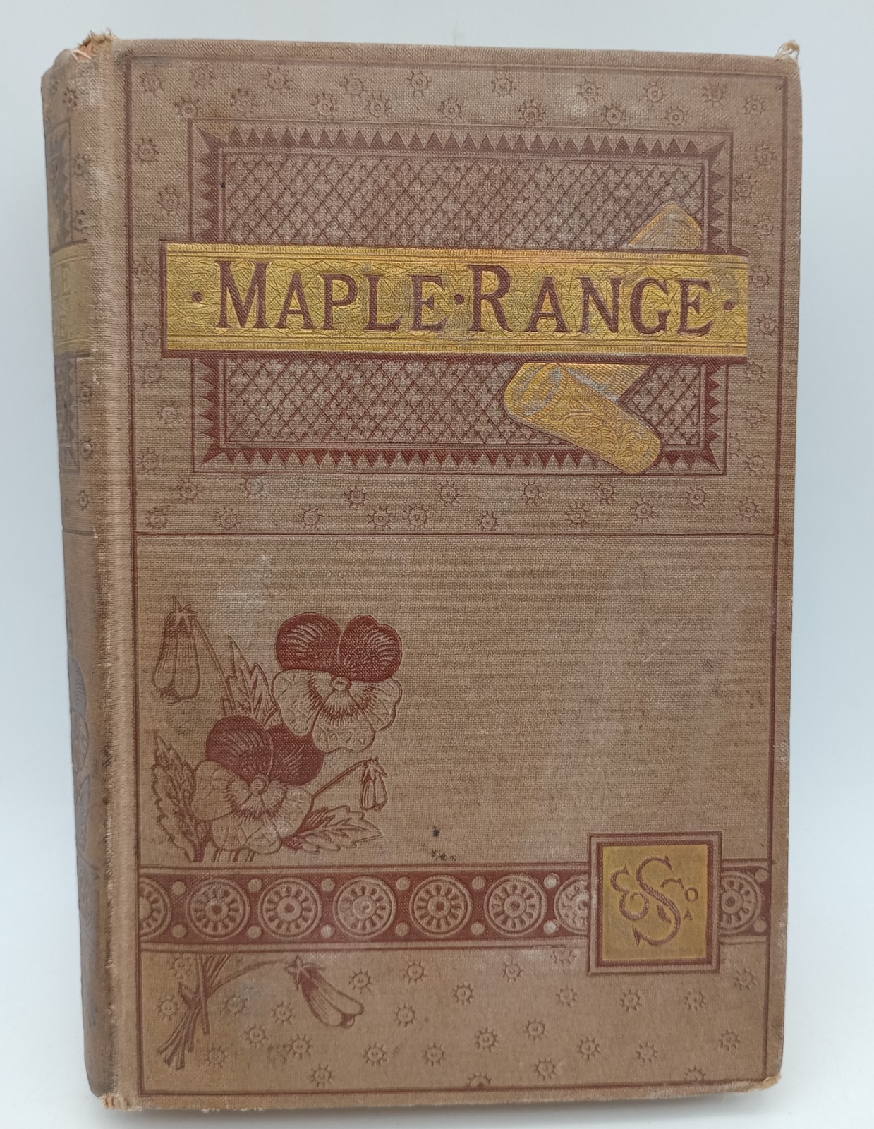 Maple Range A Frontier Romance, Edna A Barnard, Antique 1882 1st Edition, Henry