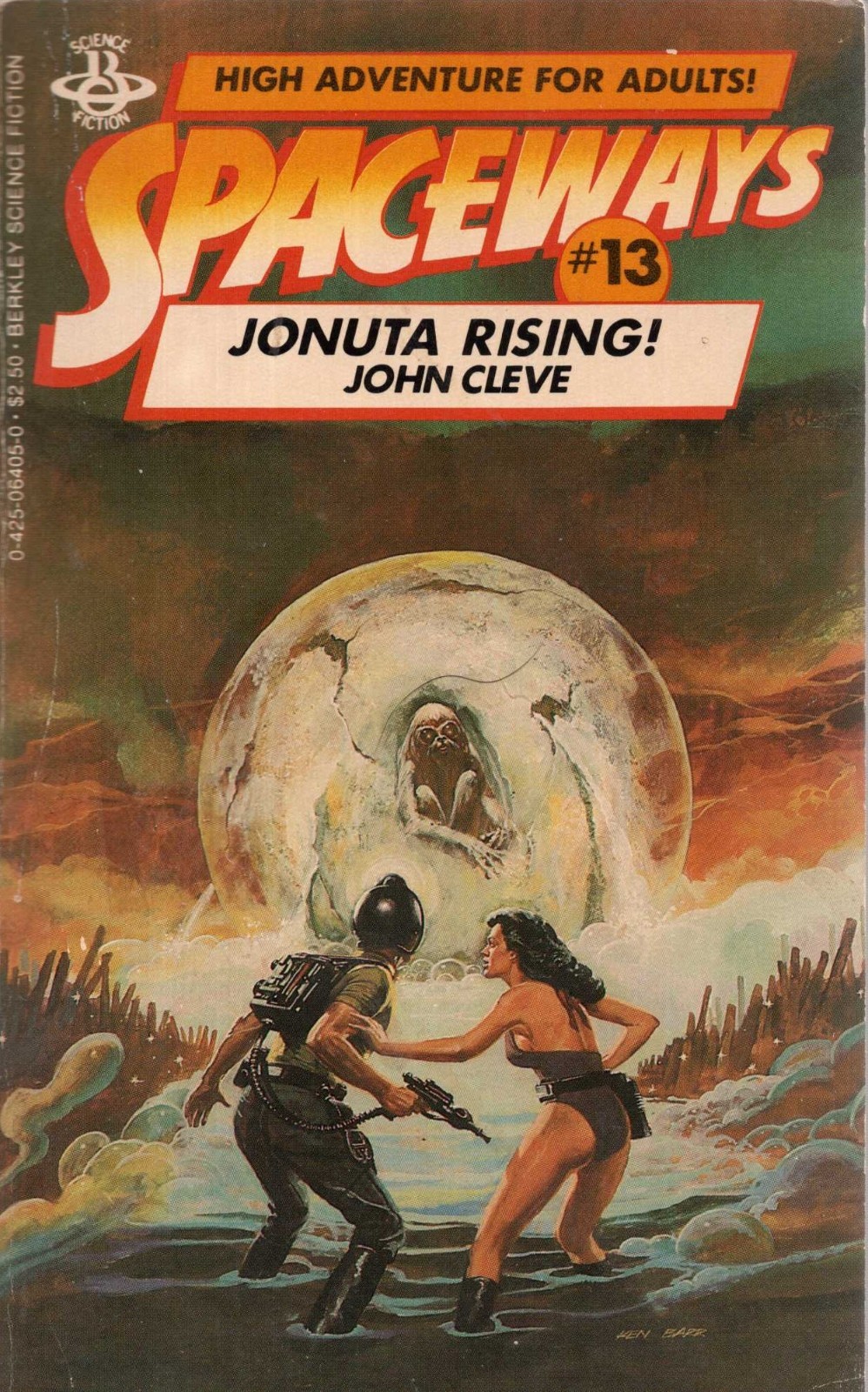 Jonuta Rising! (Spaceways Series, No. 13) Vintage Sleaze GGA Pulp Paperback NF