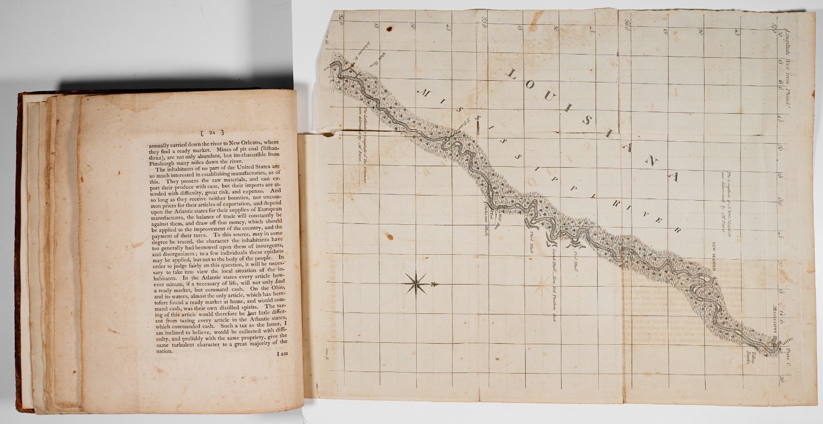 1803 1st Edition – The Journal of Andrew Ellicott w 13 Maps/Charts READ INFO!!!