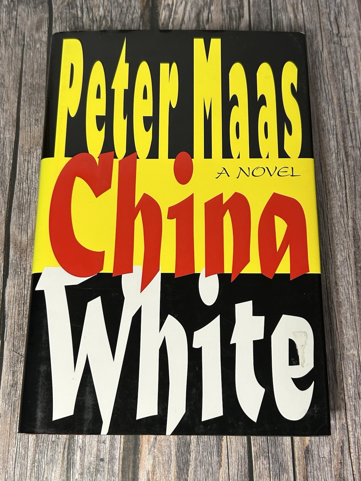 CHINA WHITE / PETER MAAS / FIRST EDITION 1ST PRINT HCDJ NYC CRIME TRIADS MAFIA