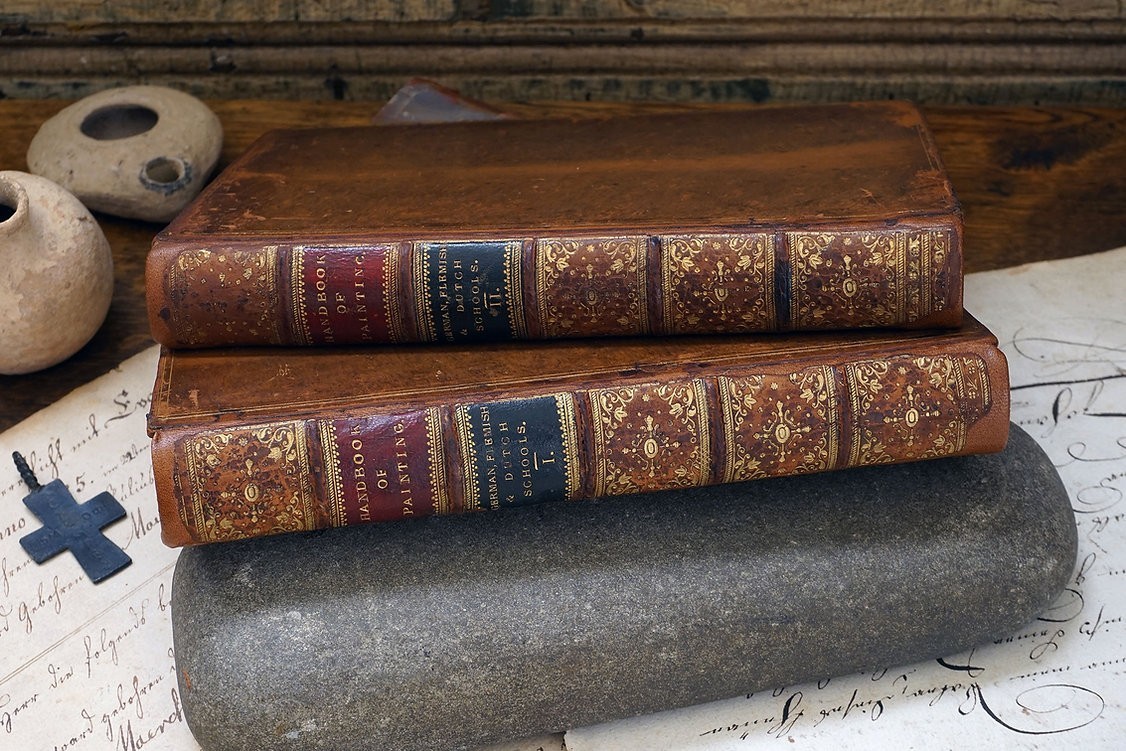 „Handbook Of Painting“ Dr. Waagen, 1860 | Art History | Illustrated | European