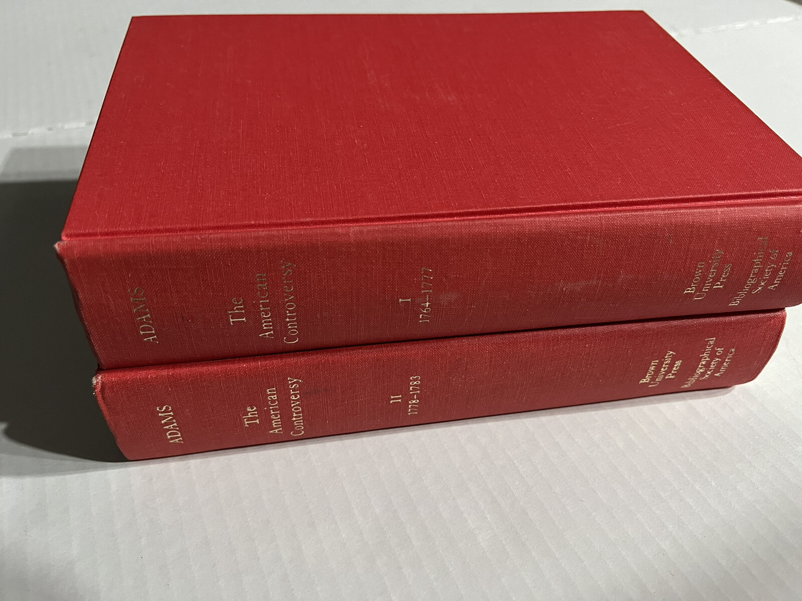 American Controversy THOMAS R. ADAMS bibliographical study of the British