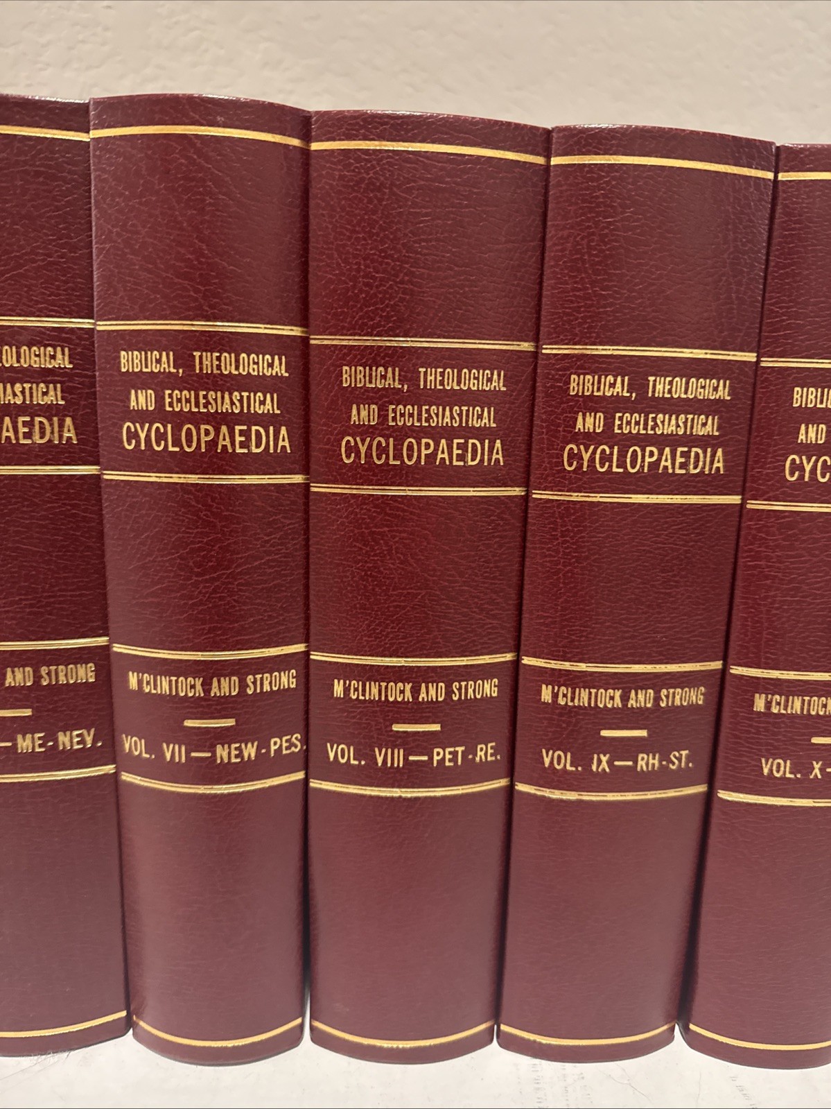Biblical, Theological, And Ecclesiastical Cyclopedia – Complete Set 1894 Rare