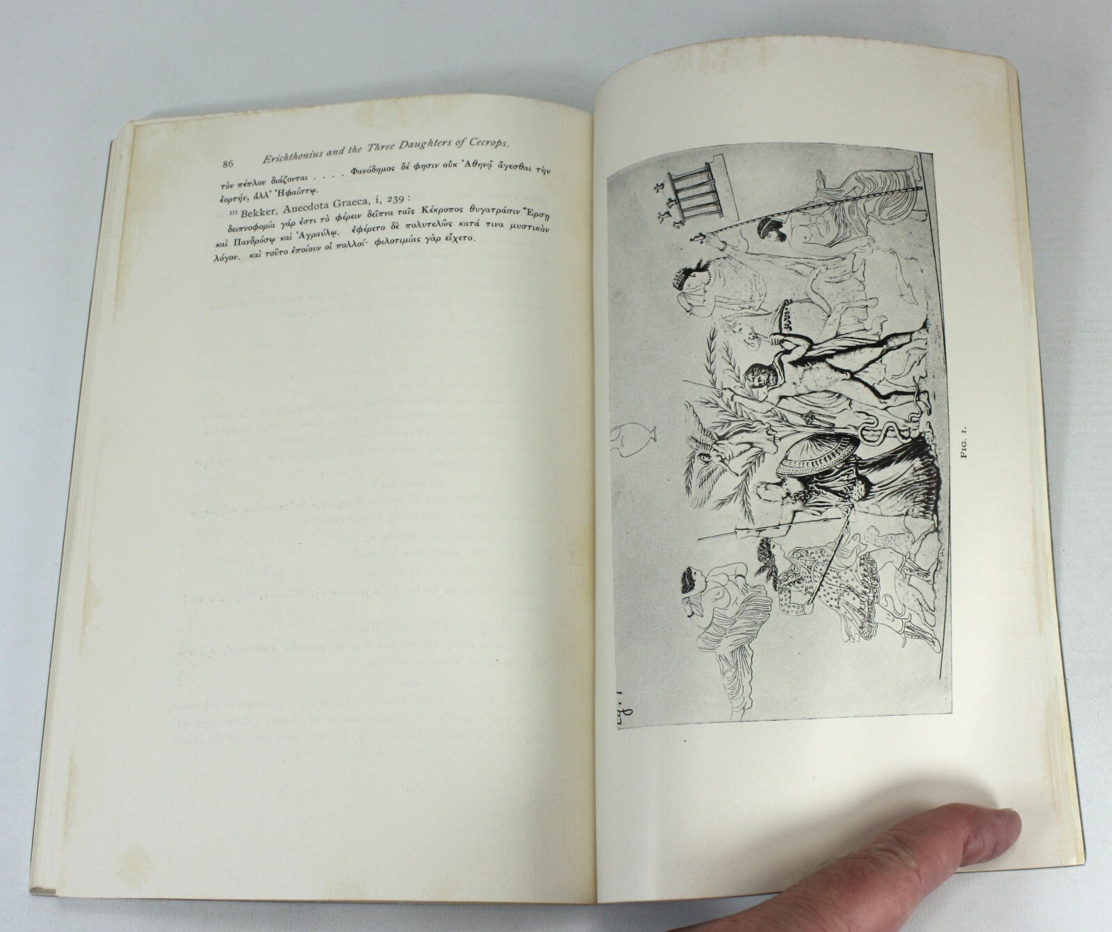 Erichthonius & The Three Daughters Cecrops, Benjamin Powell, Cornell Thesis 1906