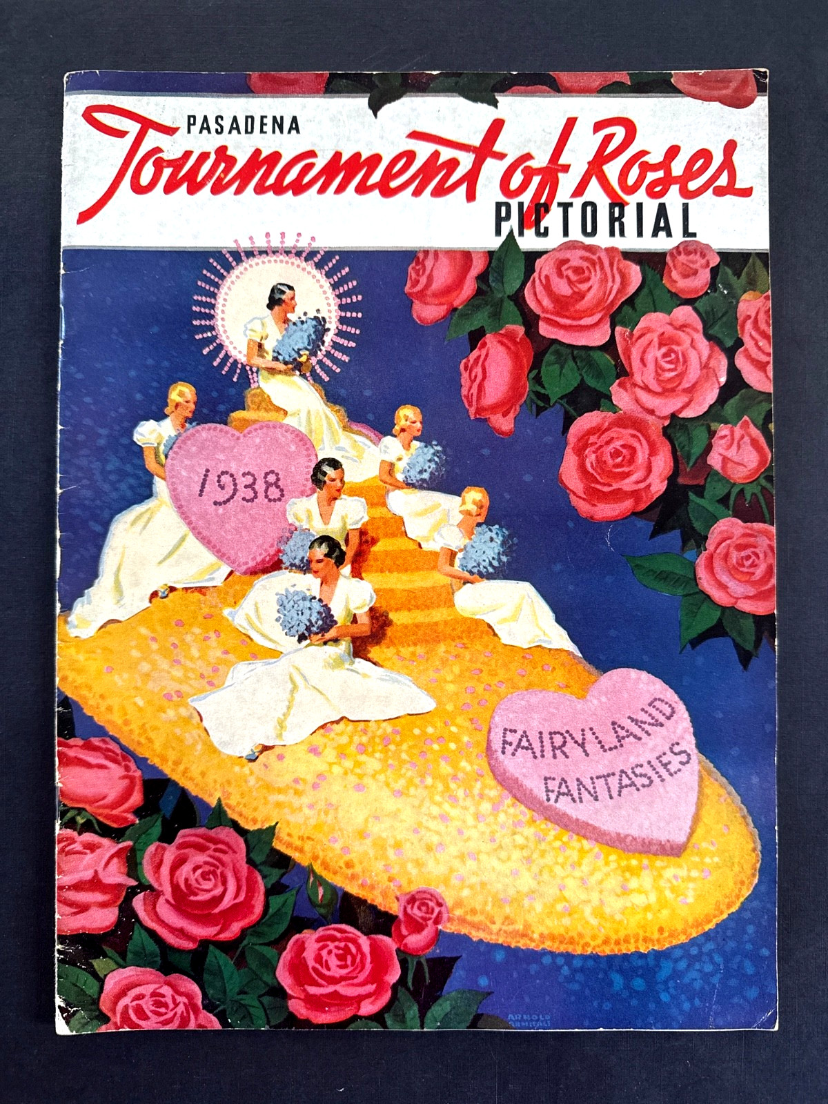 1938 Pasadena Tournament of Roses Pictorial Fairyland Fantasies Rose Parade