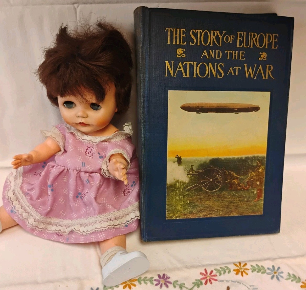 Antique 1914 Story Of Europe & Nations At War WWI Hardcover 1st Edition