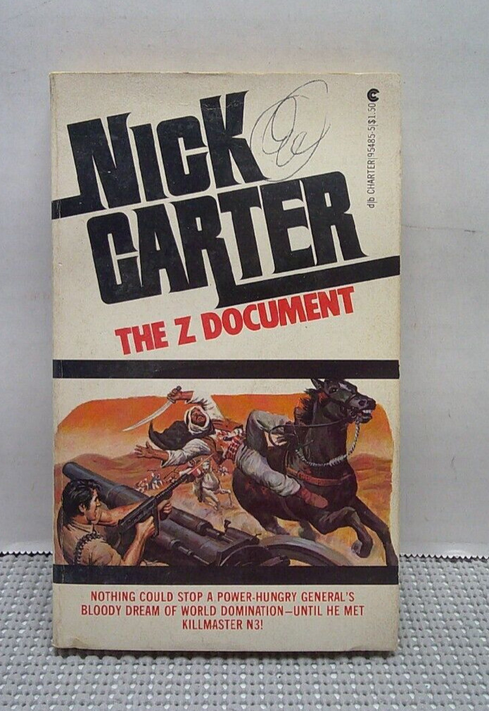 Nick Carter THE Z DOCUMENT 1975