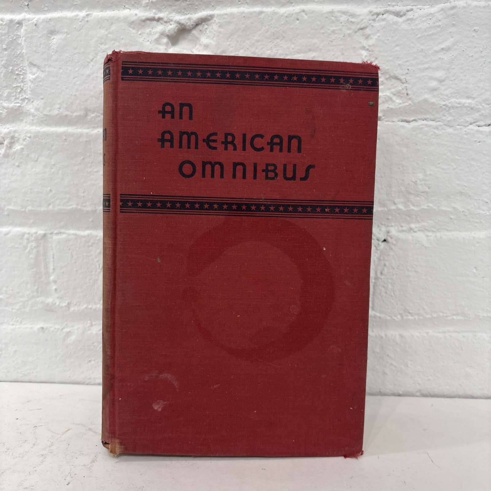 1933 AN AMERICAN OMNIBUS Carl Van Doren Doubleday Doran Garden City NY HC