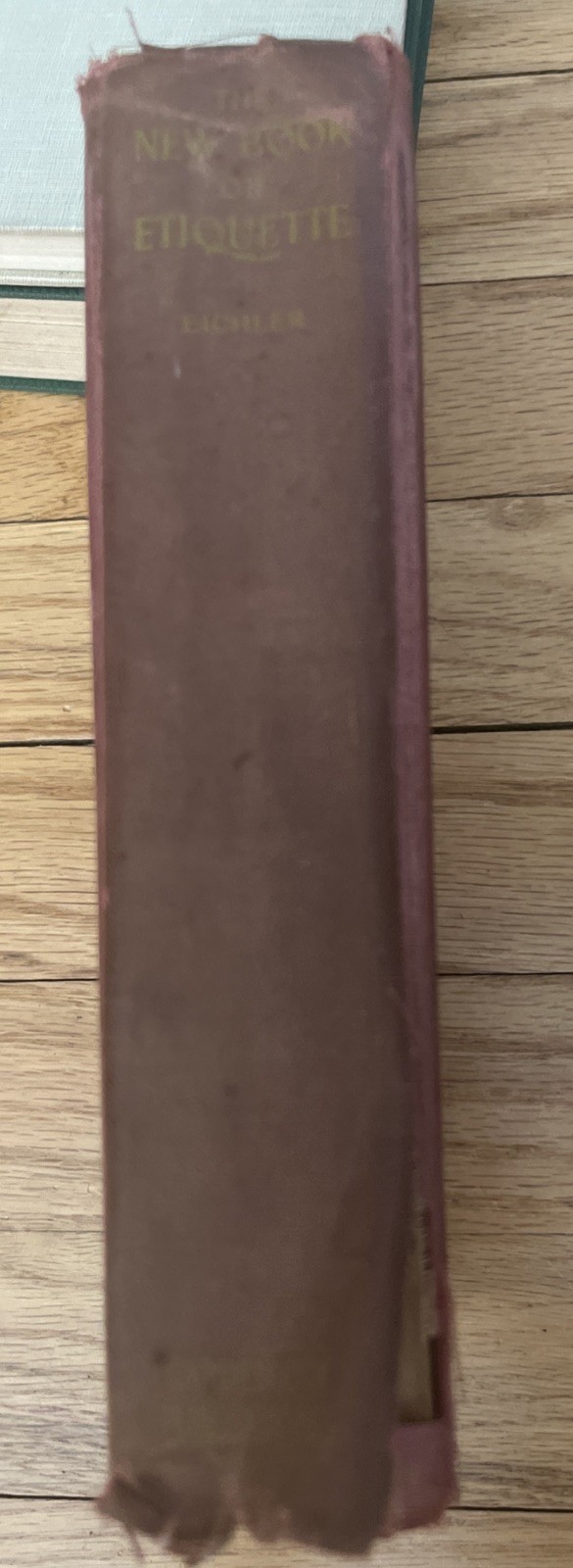 Antique New Book of Etiquette by Lillian Eichler, ill. G Westcott, 1926 Vintage