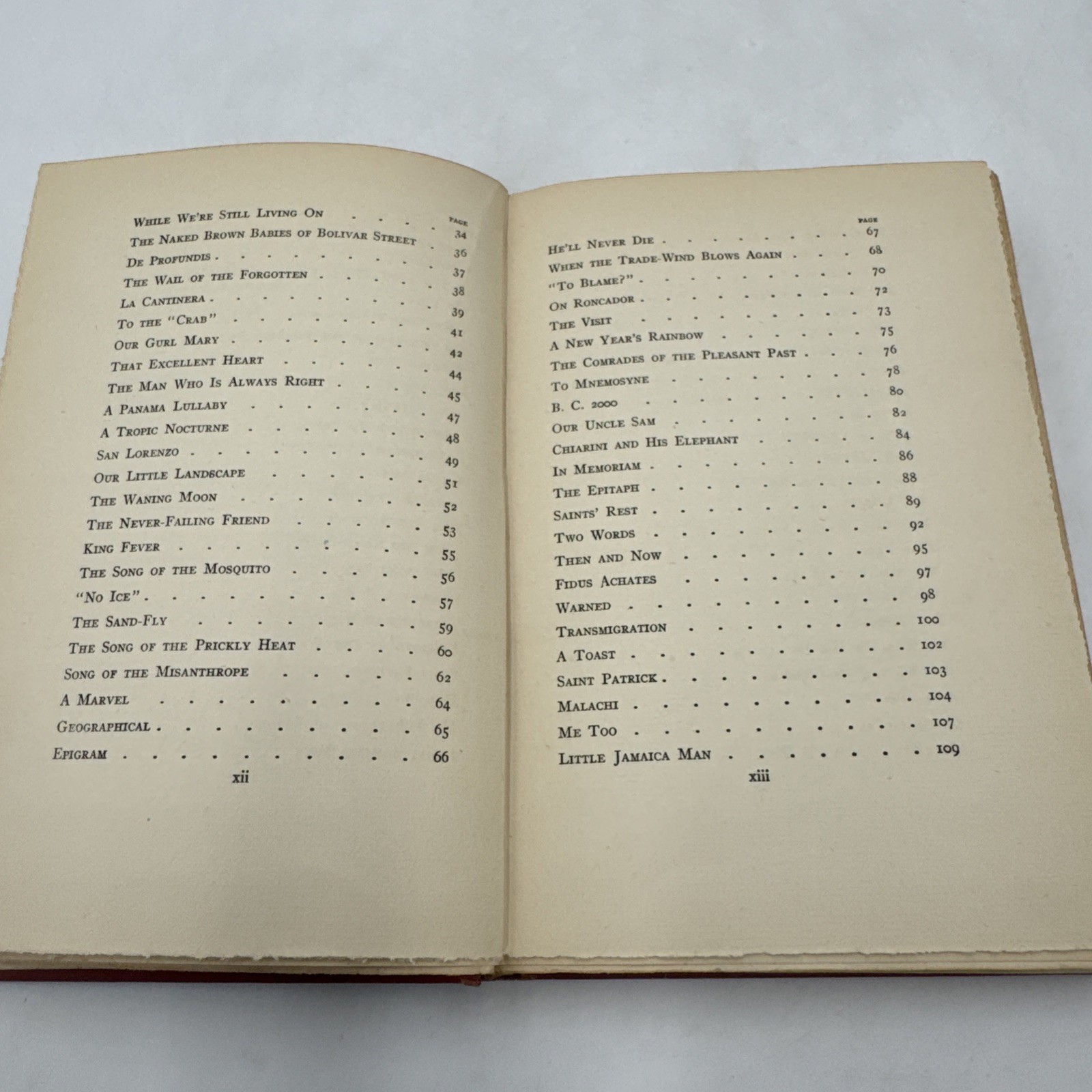 RARE 1917 Special Edition Panama Patchwork Poems Gilbert E De Brucq Canal Zone