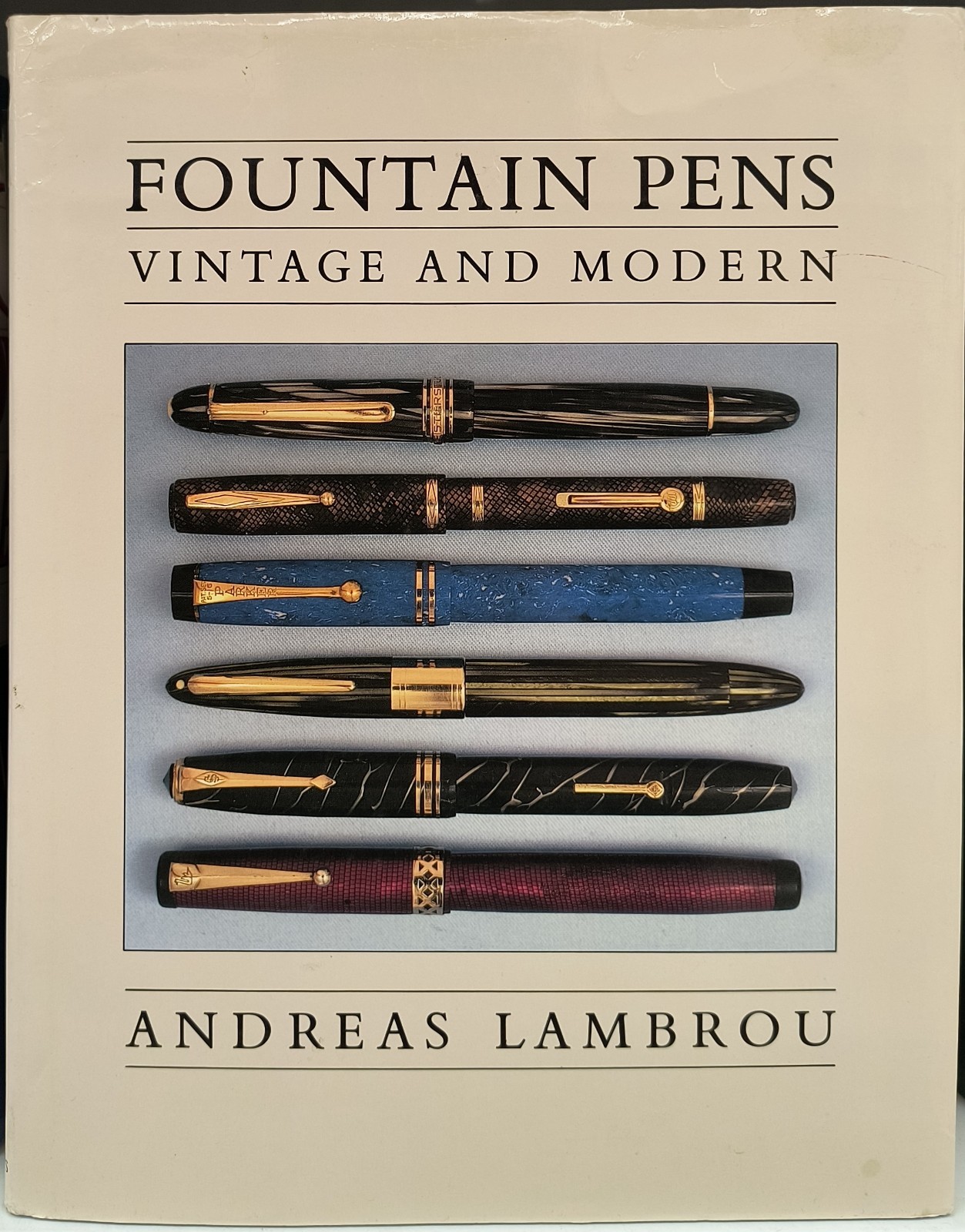 Fountain Pens Vintage and Modern Andreas Lambrou Hardcover DJ Second Impression