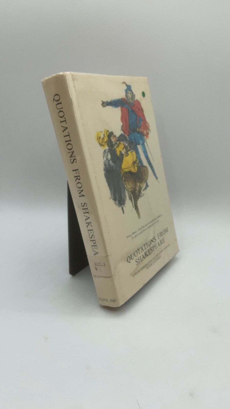 Quotations from Shakespeare Peter Quennell Hardcover 1971