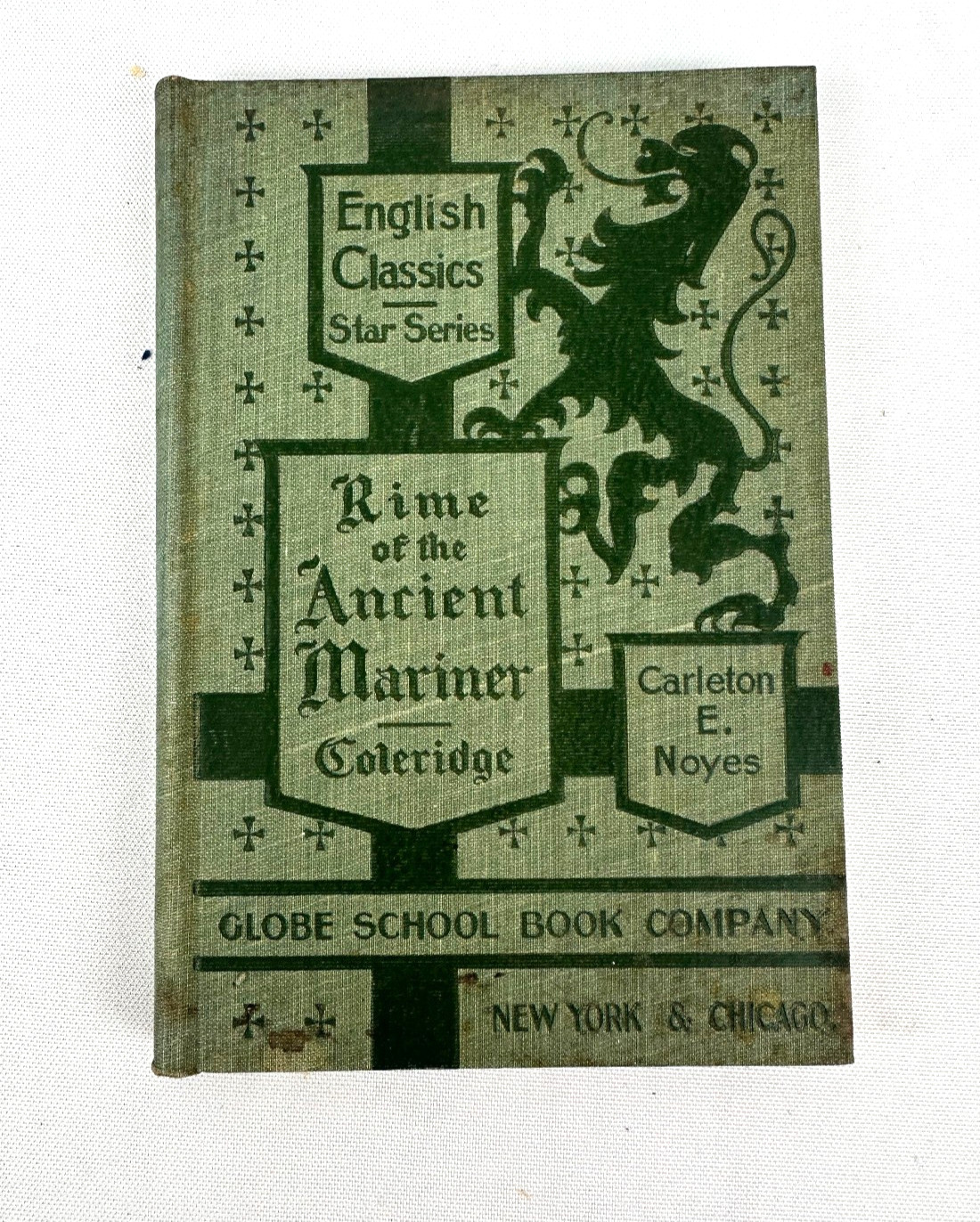 English Classics – Rime of the Ancient Mariner by Coleridge 900 HC Antique Book