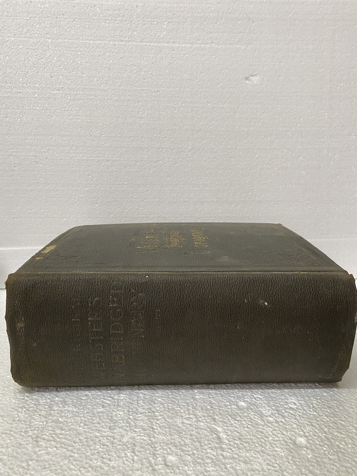 Antique 1892 Webster’s Unabridged Dictionary Words History English Language Book