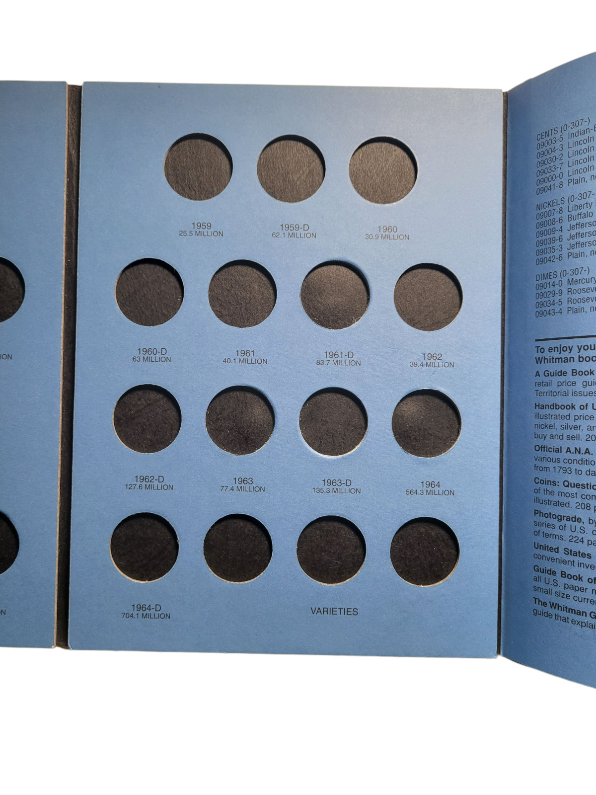 Whitman Coin Folder Washington Quarters #2 1948-1964 EMPTY ALBUM, NO COINS