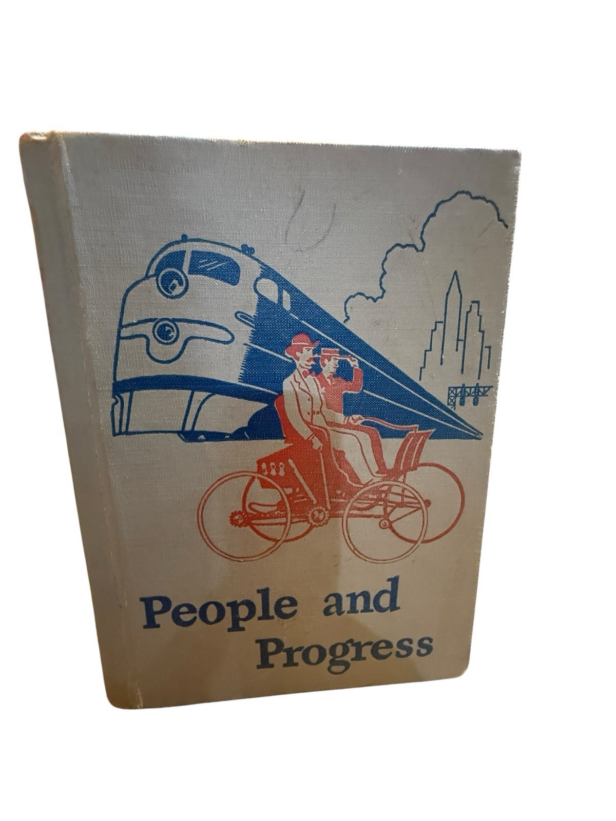 Vtg 1947 People and Progress Basic Reader Scott Foresman School Textbook 480 Pg
