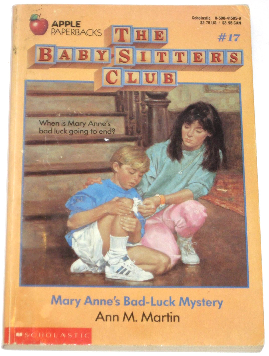 Babysitters Club #17 Mary Anne’s Bad-Luck Mystery Vintage Children’s pb book