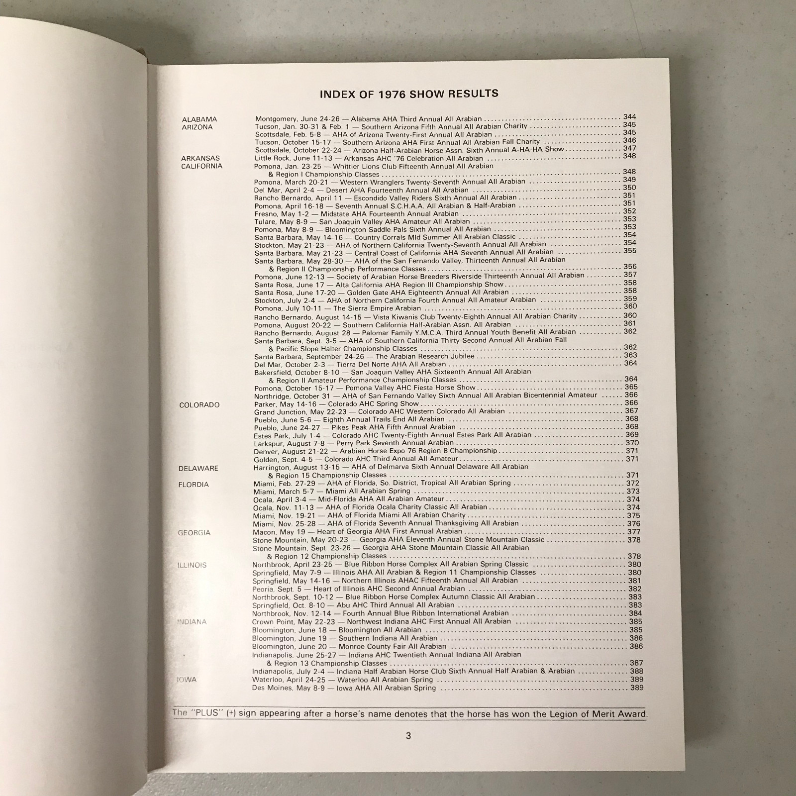 Arabian Horse Yearbook 1976 – Arabian Horse Association – HC