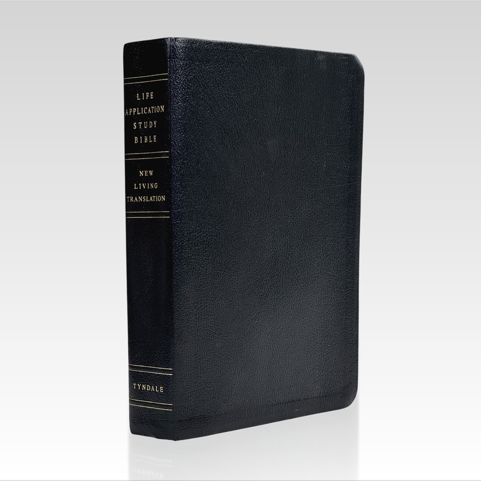 1996 Life Application Study Bible. NLT. Black Bonded Leather VINTAGE