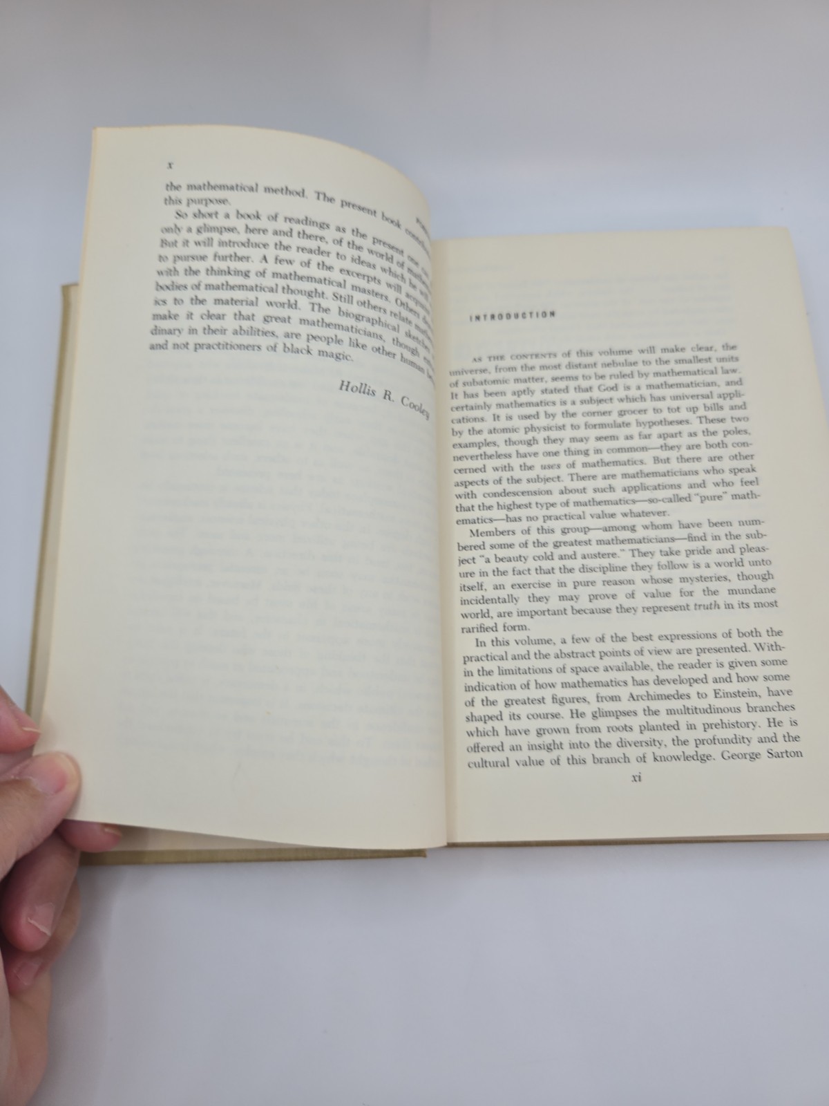 Mathematics From Archimedes to Einstein Ed By Samuel Rapport & Helen Wright 1963