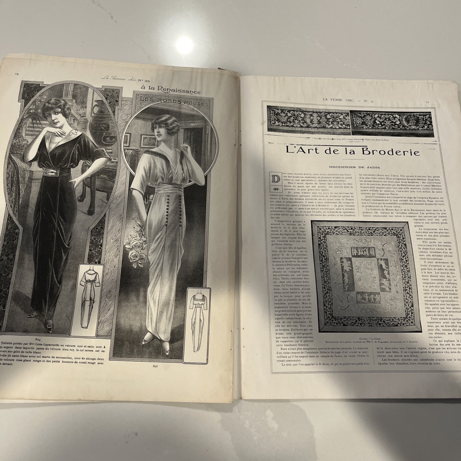 Revue Mensuelle De La Mode; 1914- Edition De Luxe La Femme Chic Paris- Fashion