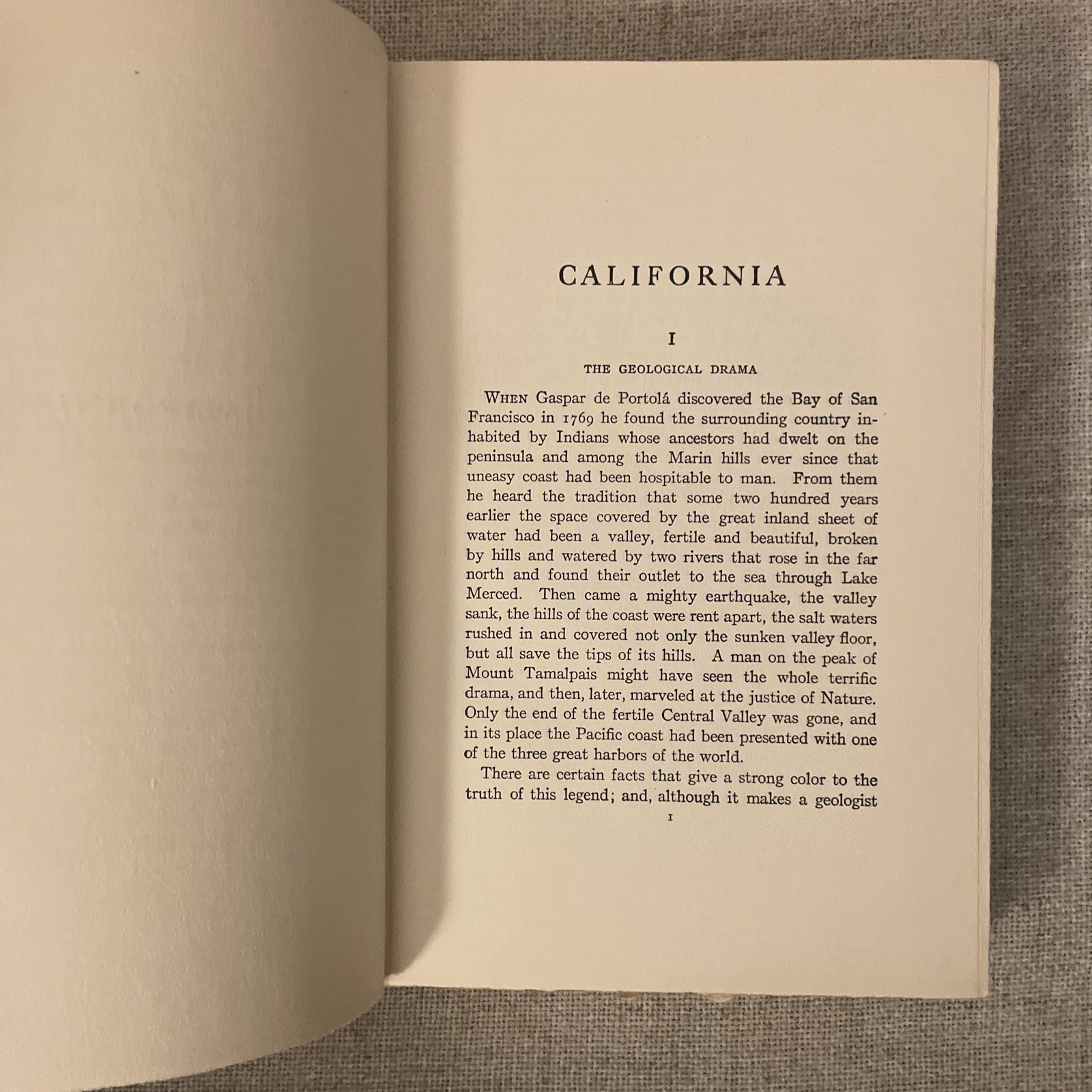 California : An Intimate History by Gertrude Atherton 1914 Hardcover 1st Edition