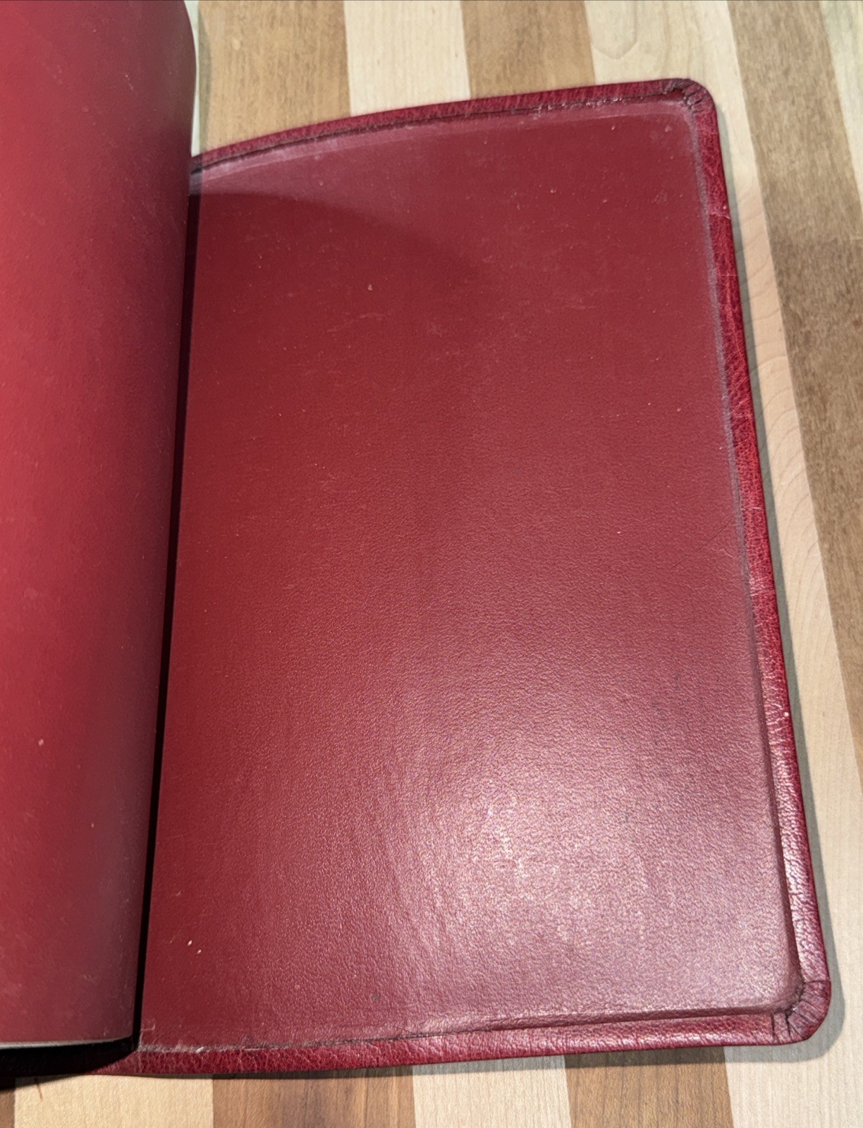 Thompson Chain Reference Bible NIV 1978-1983 Top Grain Calf Leather Kirkbride VG