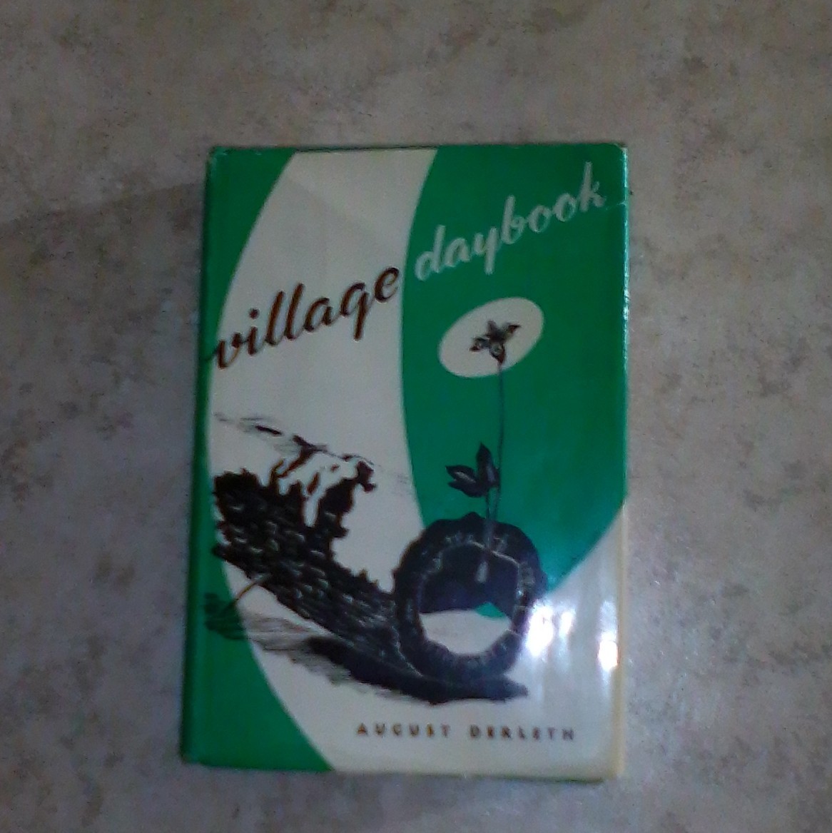 Village Daybook by August Derleth. HC (1947) FIRST EDITION signed