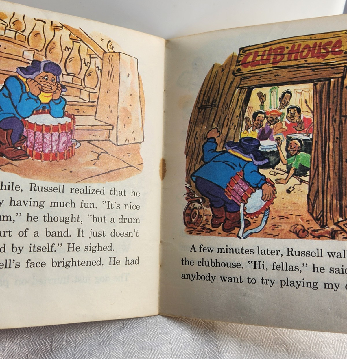 Fat Albert & The Cosby Kids a Tell-A-Tale Book Whitman 1975 Getting It Together