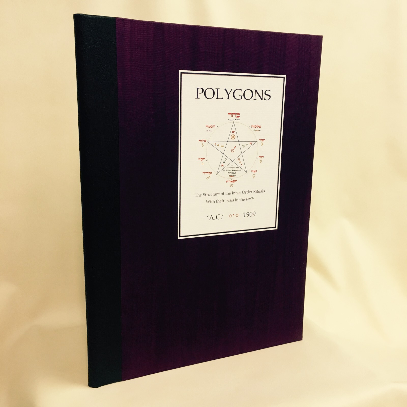 Golden Dawn Occult facsimile Polygons Inner order manuscript limited edition
