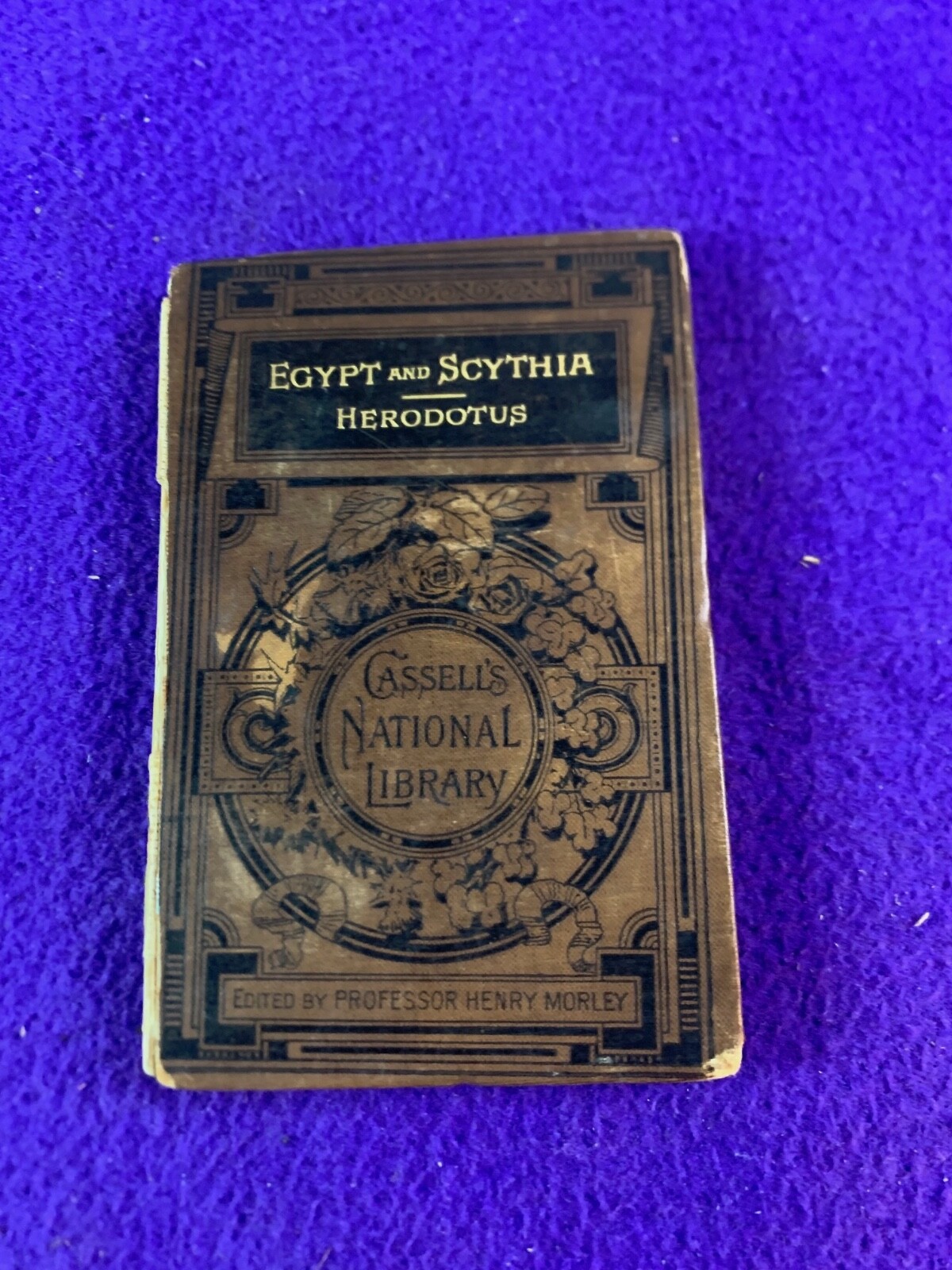 1886 EGYPT AND SCYTHIA Described Herodotus Cassell’s National Library Hardcover