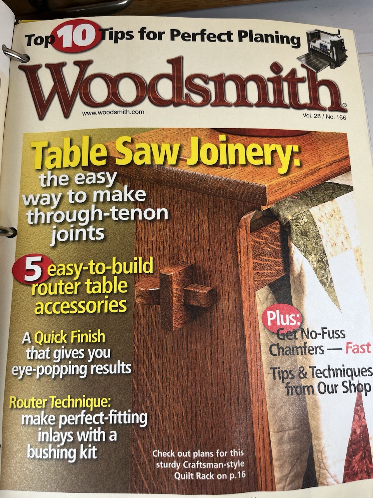 Woodsmith Magazine Lot of 16 Vol 28-30 Issues #163-176 Woodworking