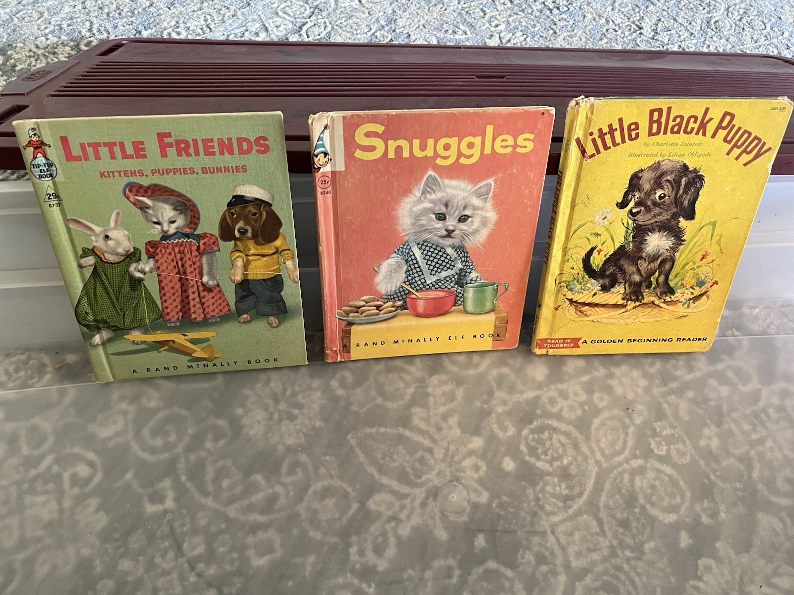 Ruth Dixon Little Friends, Snuggles; Zolotow Little Black Puppy Illustrated
