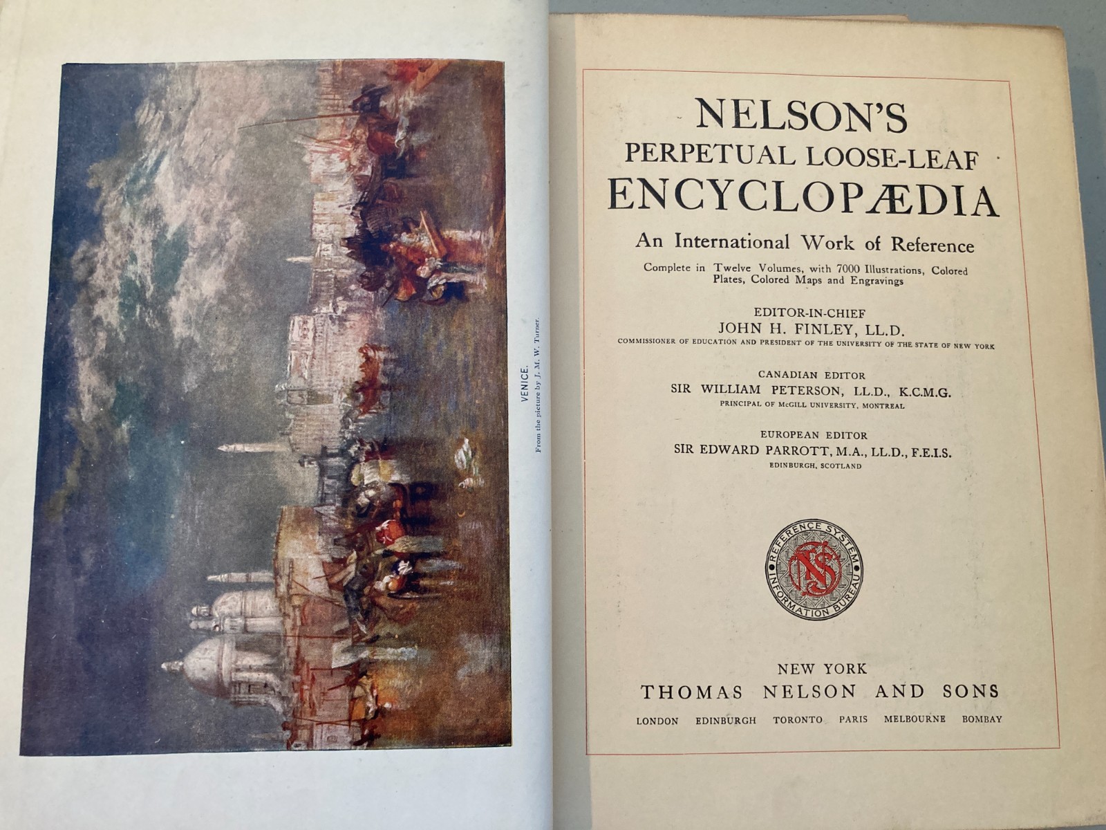 Nelson’s Loose-Leaf Encyclopedia 12 Vol Set Antique 1905–1918 Illustrated