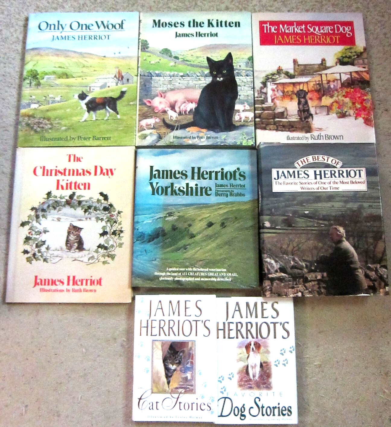 James Herriot big book lot- Yorkshire, Dog & Cat Stories, Children’s books…