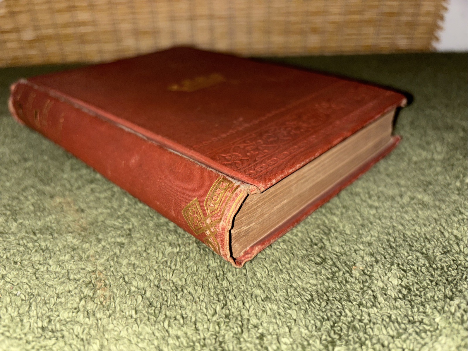 Antique 1877 Book: The Baroness of New York by Joaquin Miller