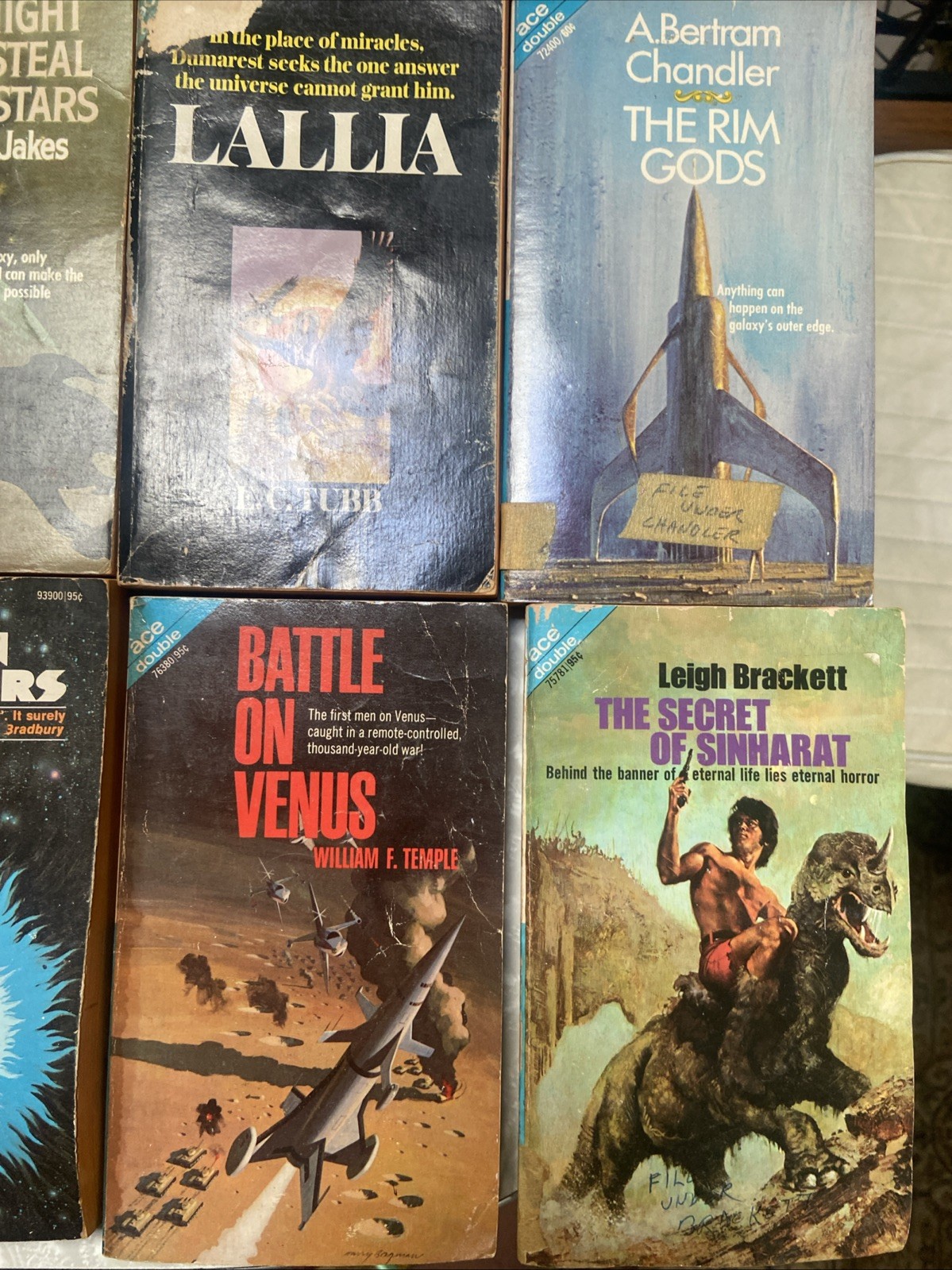 Vintage Ace Double Paperbacks SCI-FI lot of 24 science fiction novels 1960s