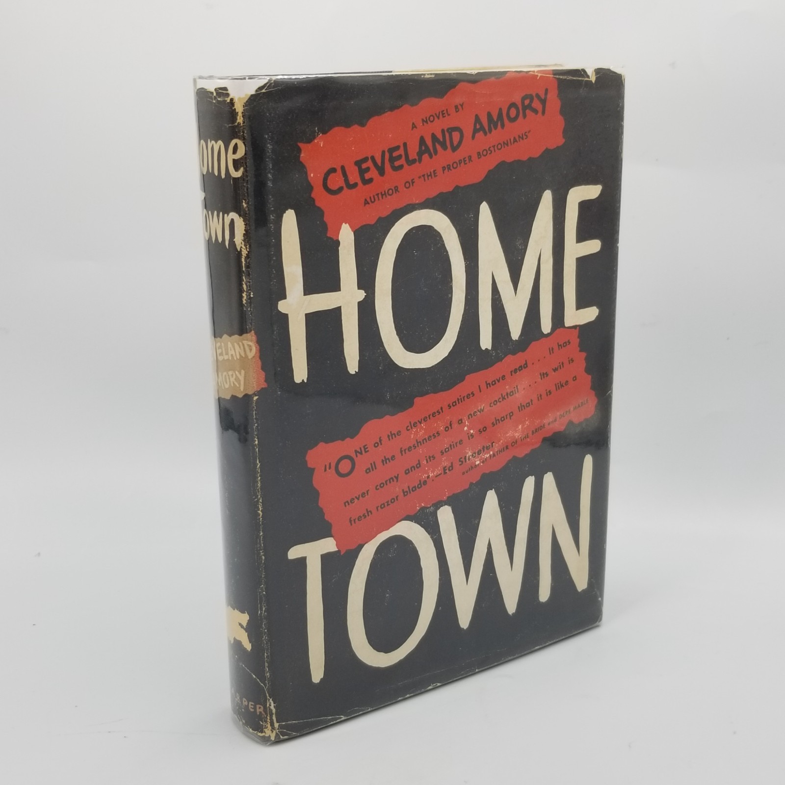 Signed Home Town by Cleveland Amory – 1950 Harper HCDJ