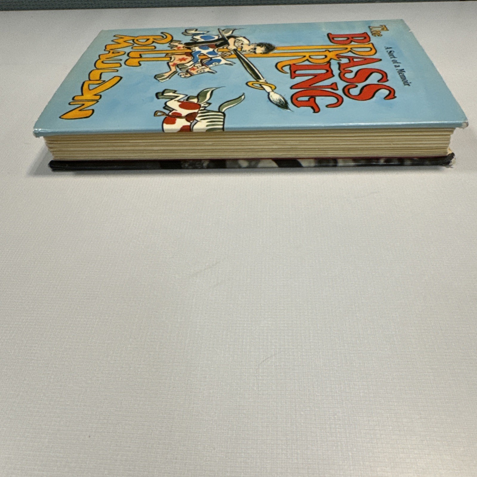 Bill Mauldin Signed First Edition 1971 THE BRASS RING Hardcover w/DJ