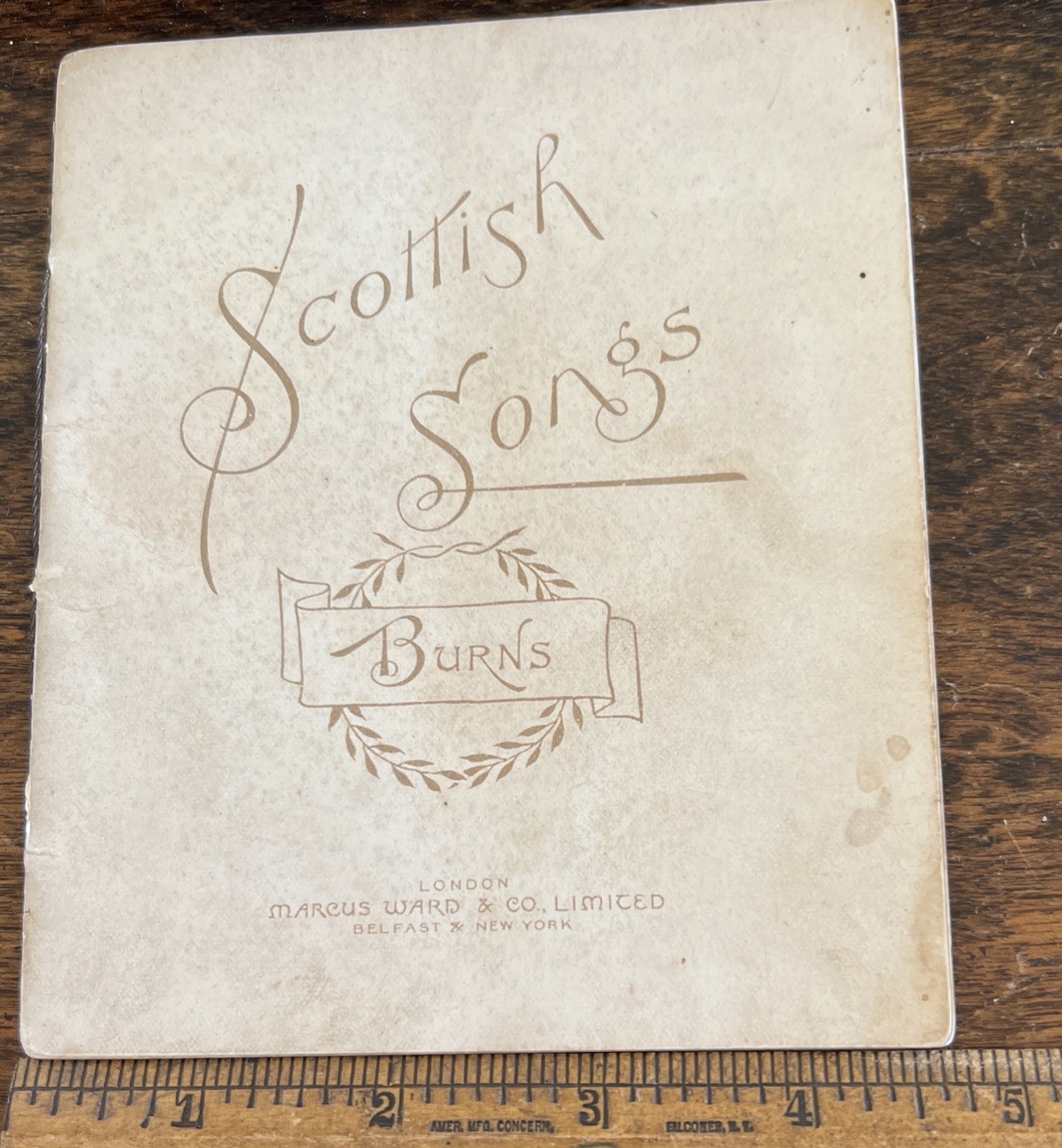 Scottish Songs Robert Burns Marcus Ward & Co Limited 1880-1899 Lithography