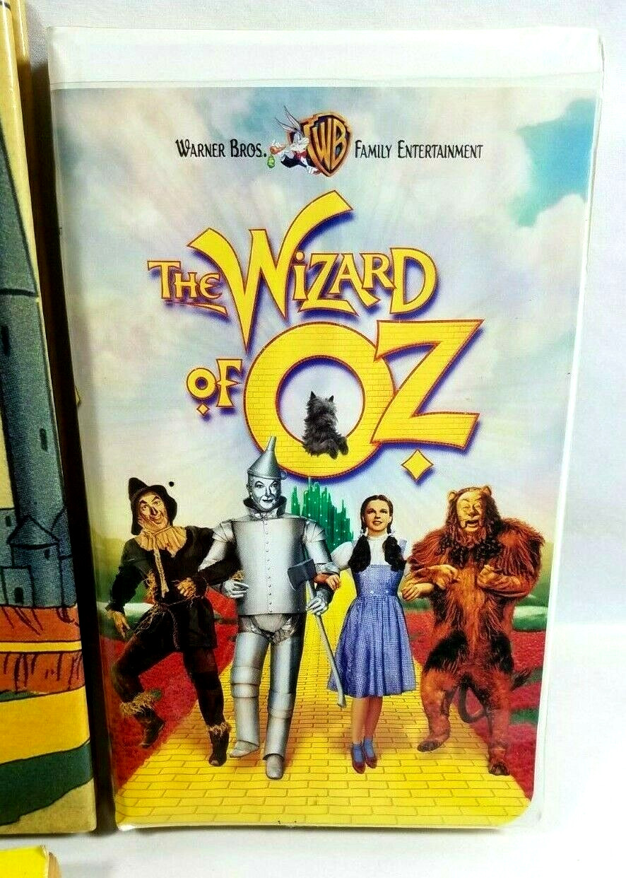 Wizard of Oz Lot – VHS Tape Movie and 2 Wizard of Oz Books – 100 Years of Oz