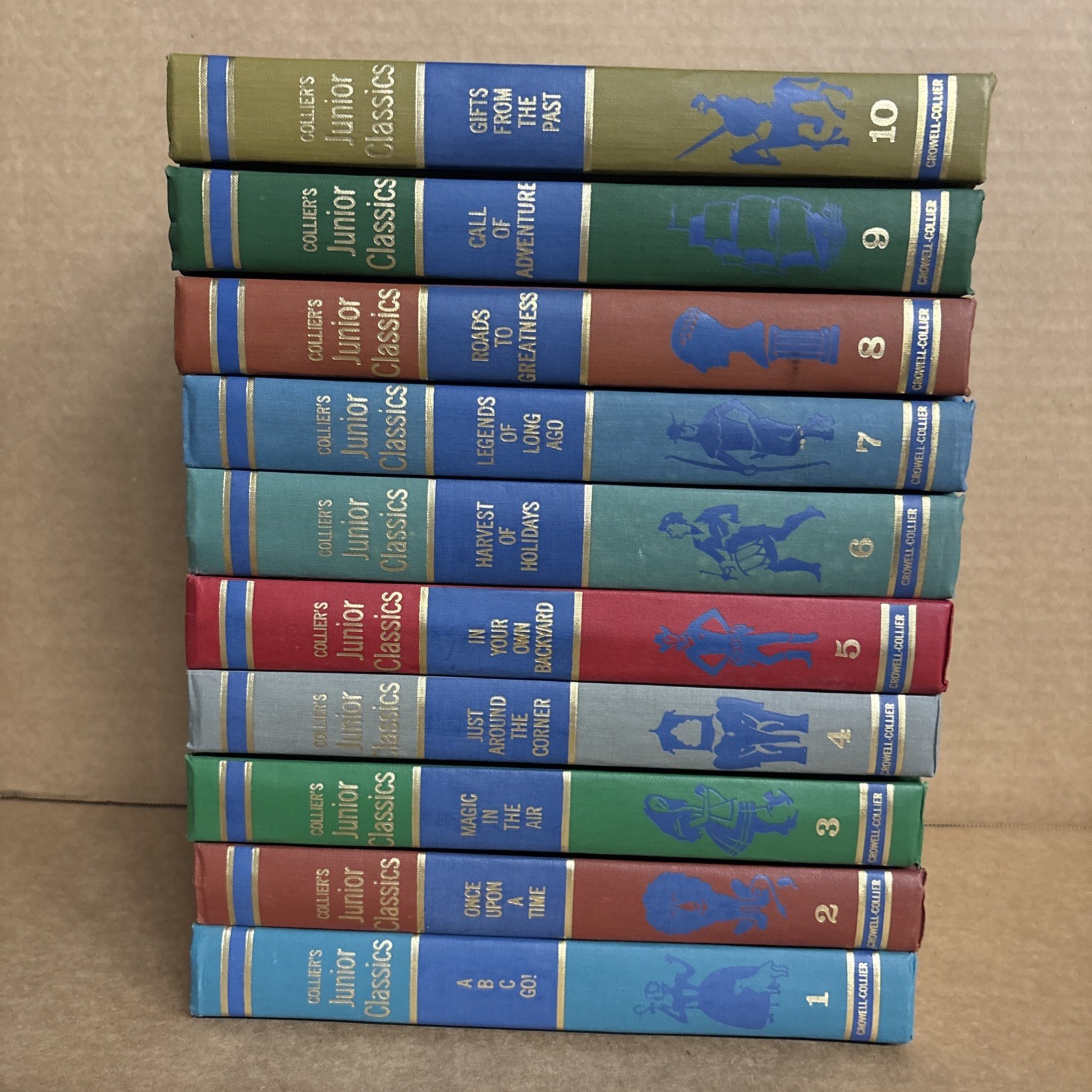 Colliers Junior Classics 1962 Vol 1-10 Complete HC Set