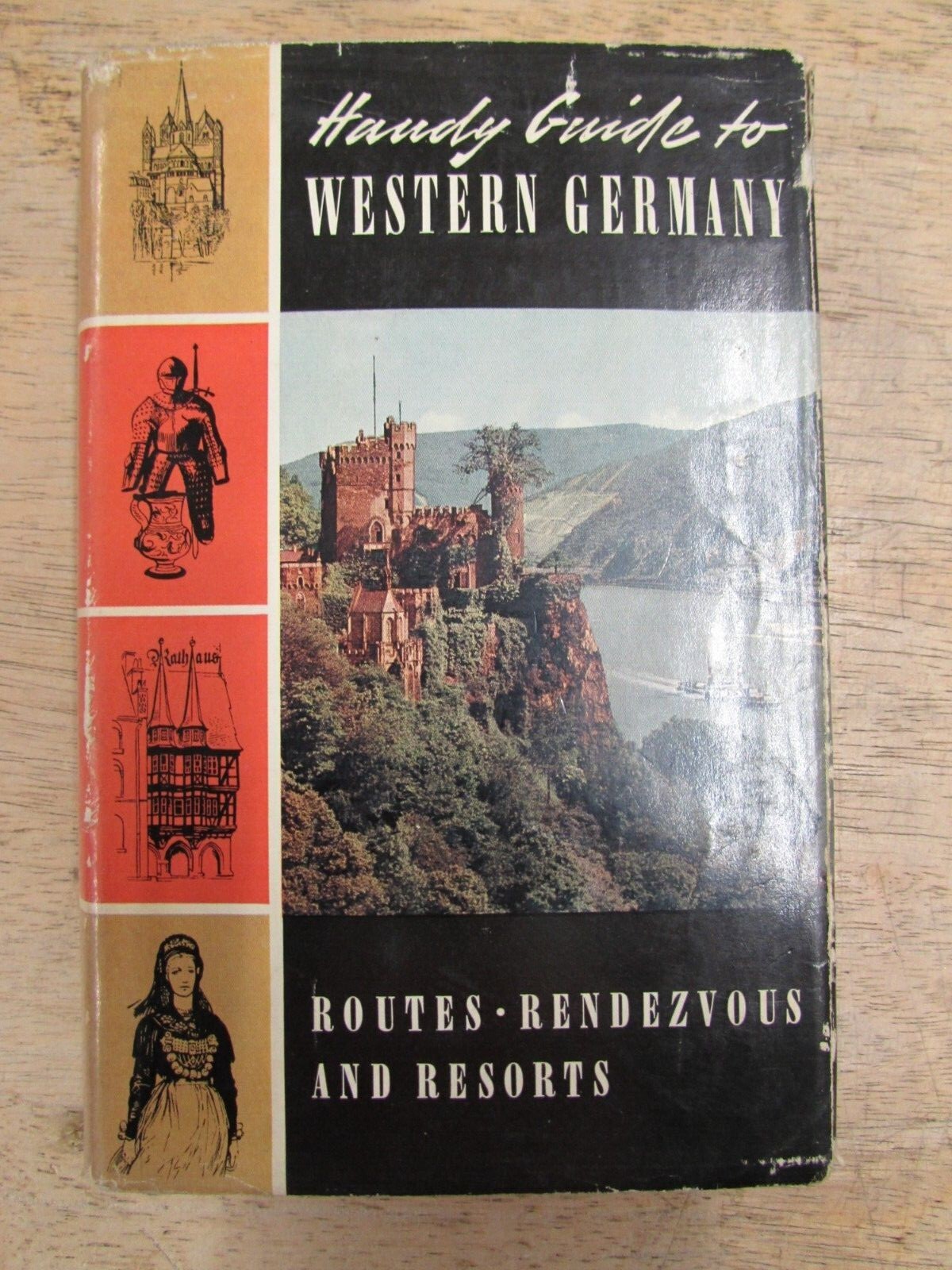 HANDY GUIDE TO WESTERN GERMANY – BERND BOEHLE – 1956 – Hardback D/W