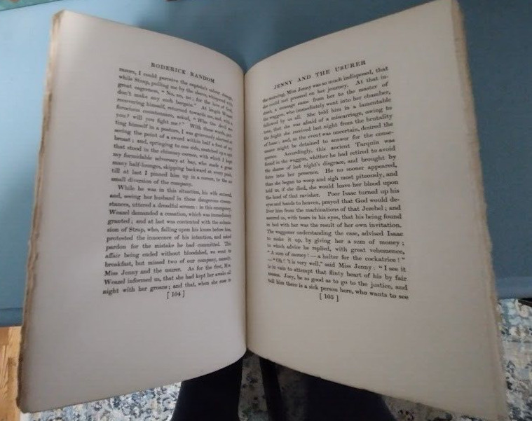 The..of Tobias Smollet 1902 # Limit. Ed Vol. I The Adventures of Roderick Random