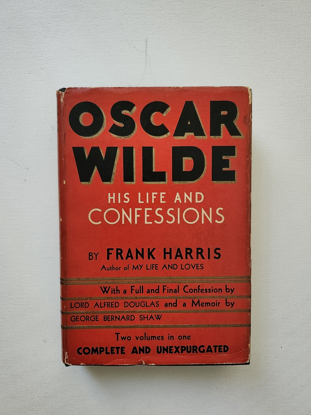 Oscar Wilde: His Life and Confessions by Frank Harris (HC, 1930)