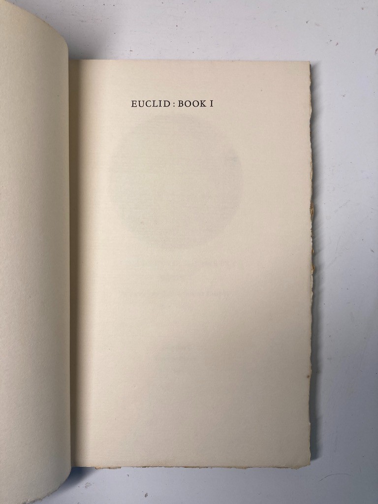 EUCLID Elements Geometry 1944 BRUCE ROGERS Signed 1/500 Color Slipcase