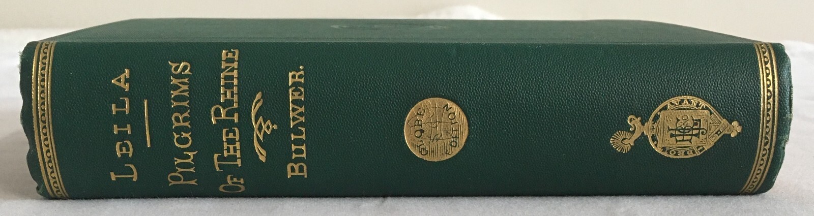 Leila & Pilgrims of The Rhine By Sir Edward Bulwer Lytton – 1873 Globe Edition
